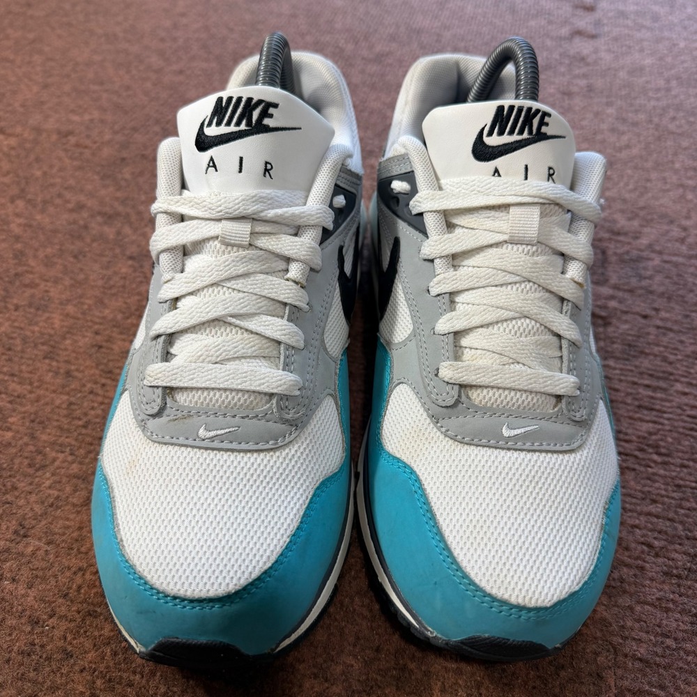 Nike Women's Air Max Sneakers in White, Teal & Black - Picture 2 of 12